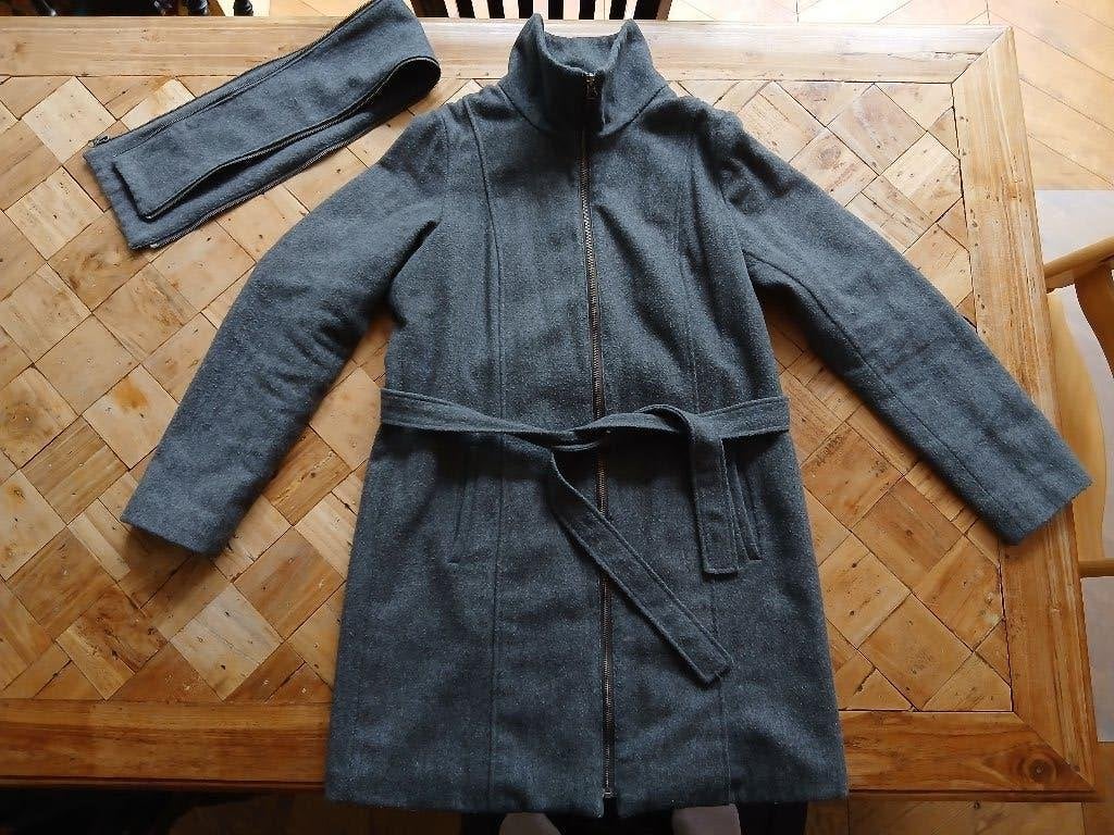 Mamalicious zwangerschapsjas / draagjas M antraciet, Kleding | Dames, Maat 38/40 (M), Mamalicious, Ophalen of Verzenden, Jasje of Colbert