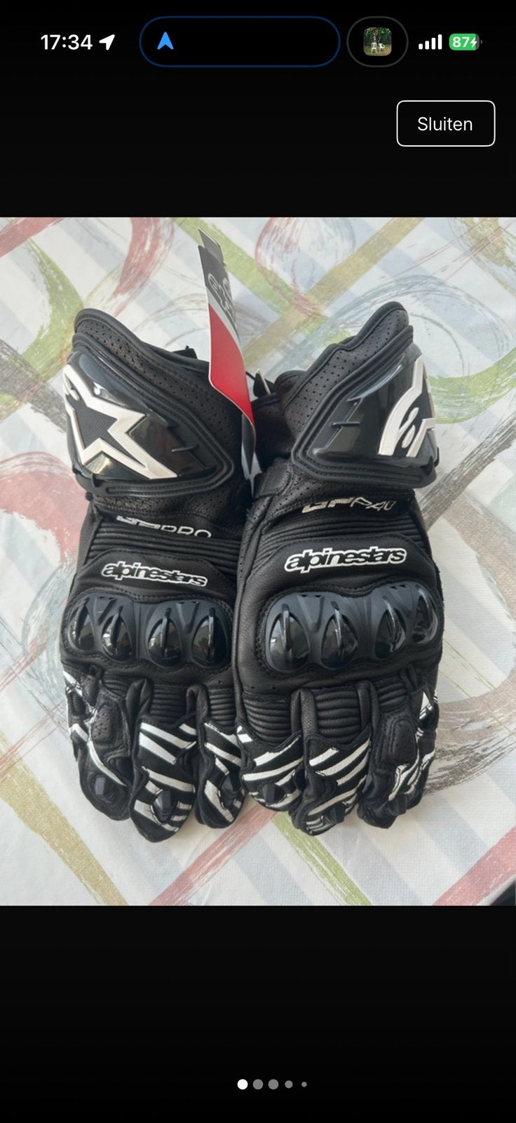 Alpinestars GP Pro R3 Handschoenen Maat L, Ophalen of Verzenden, Nieuw met kaartje, Heren, Handschoenen