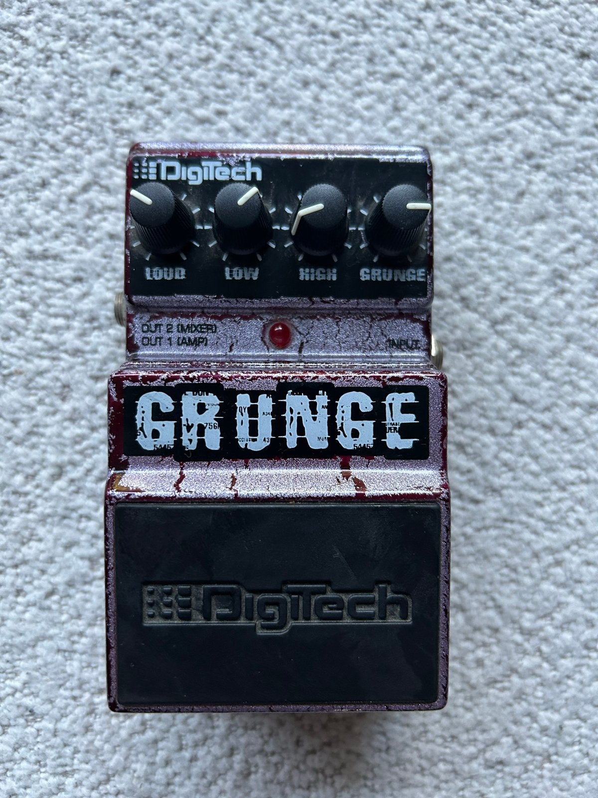 DigiTech Grunge Distortion Pedaal - Gebruikt, Ophalen of Verzenden, Gebruikt, Distortion, Overdrive of Fuzz