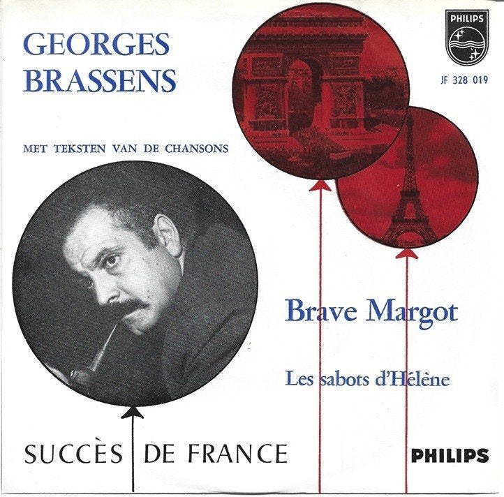 Georges Brassens - Brave Margot, Cd's en Dvd's, Vinyl Singles, Gebruikt, Pop, 7 inch, Verzenden