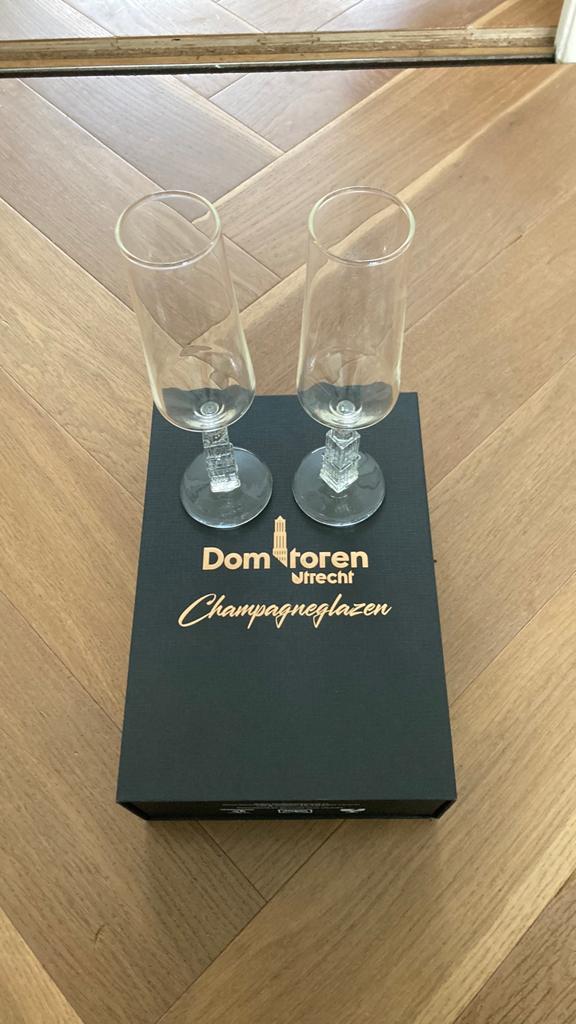 Champagneglazen domtoren Utrecht nieuw, Ophalen, Nieuw, Overige typen