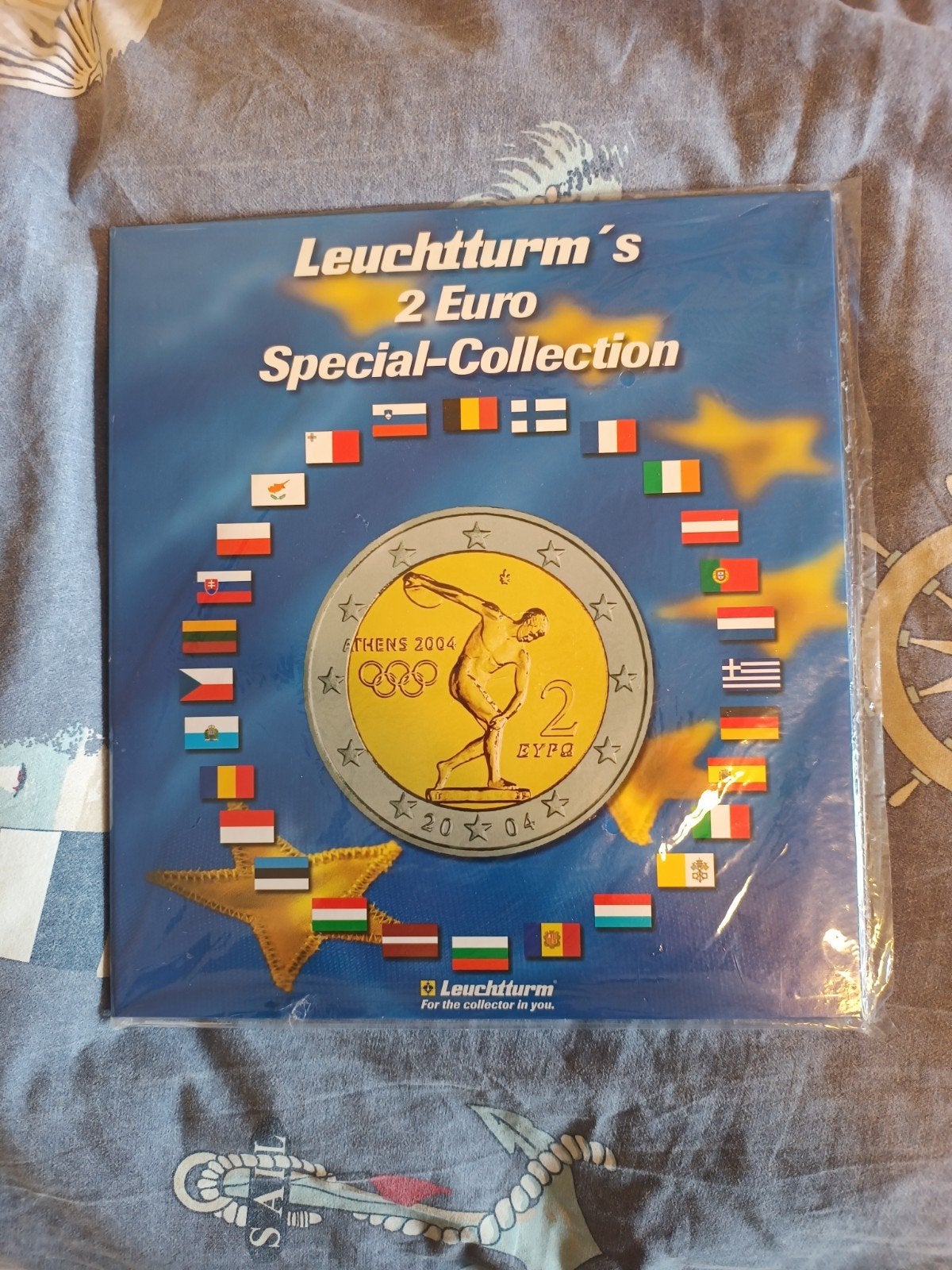 Leuchtturm verzamelmap voor 2 euromunten, Ophalen of Verzenden, Verzamelmap