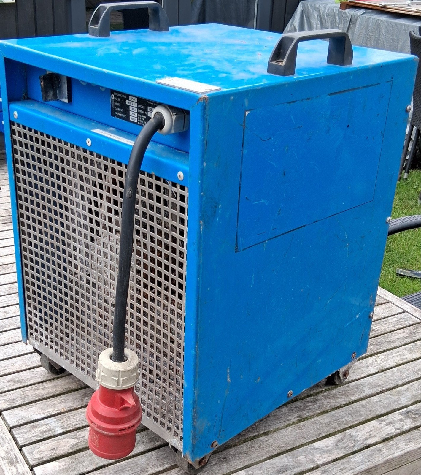 Dryfast DE 95 3-fasen elektrische heater 18kW, 30 tot 80 cm, Gebruikt, Overige typen, Ophalen of Verzenden