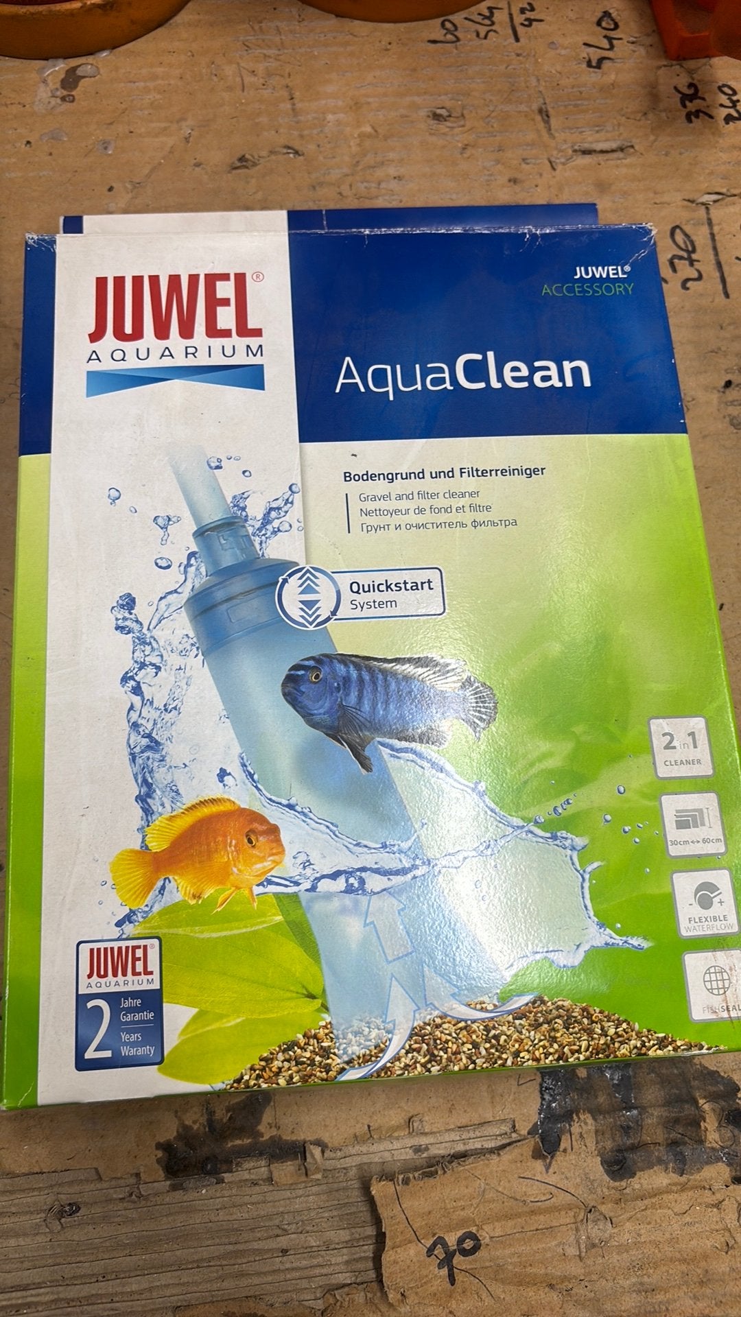 Juwel aquaclean, Ophalen, Zo goed als nieuw