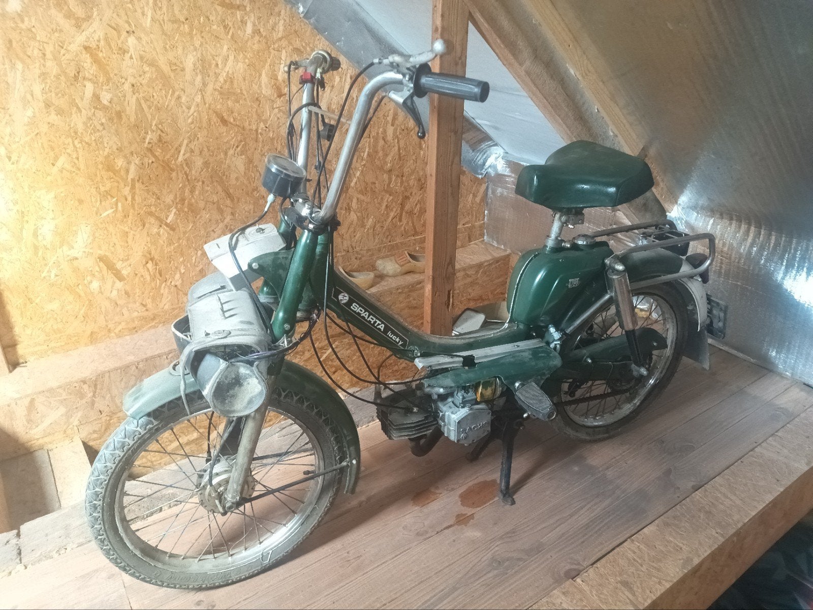 Sparta Lucky bromfiets met complete motor en onderdelen, Ophalen, Gebruikt, Sparta