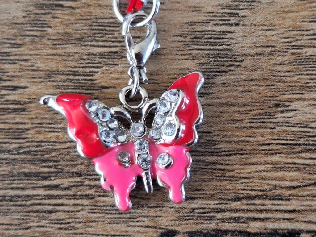 Telefoonhanger : Vlinder !! 4, Info@keycharms.nl, Nieuw, Medemblik, Telefoonhanger of Accessoire