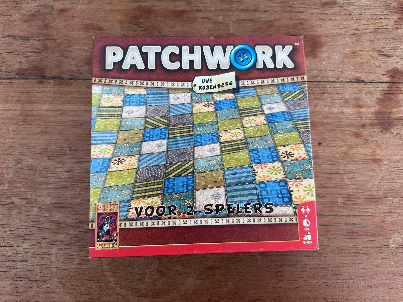 Patchwork bordspel & Monopoly kaartspel-Zo goed als nieuw, Een of twee spelers, Ophalen of Verzenden, Zo goed als nieuw