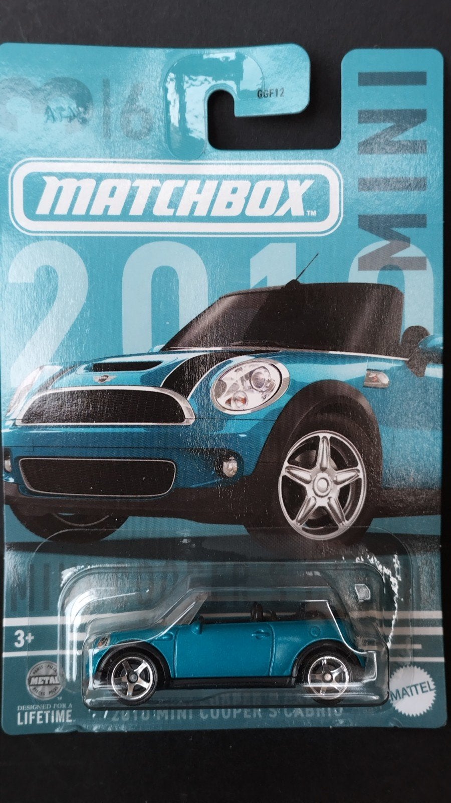 Mini Cooper S Cabrio 1:64 3inch Matchbox Pol, Hobby en Vrije tijd, Auto, Verzenden, ., Nieuw