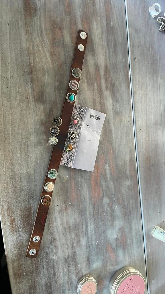 Noosa Amsterdam armband met 12 chunks, Ophalen, Zo goed als nieuw