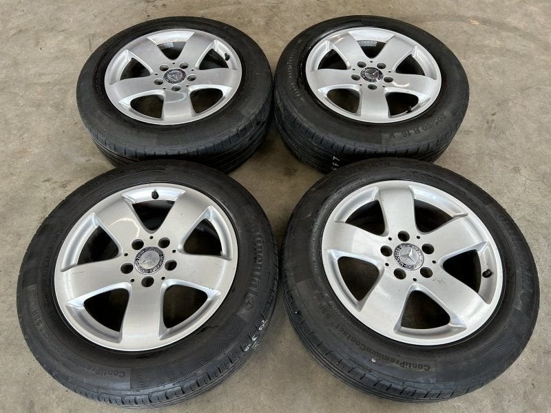 16 inch originele velgen + zomerbanden MB E klasse W212, Auto-onderdelen, Gebruikt, -, Banden en Velgen, -