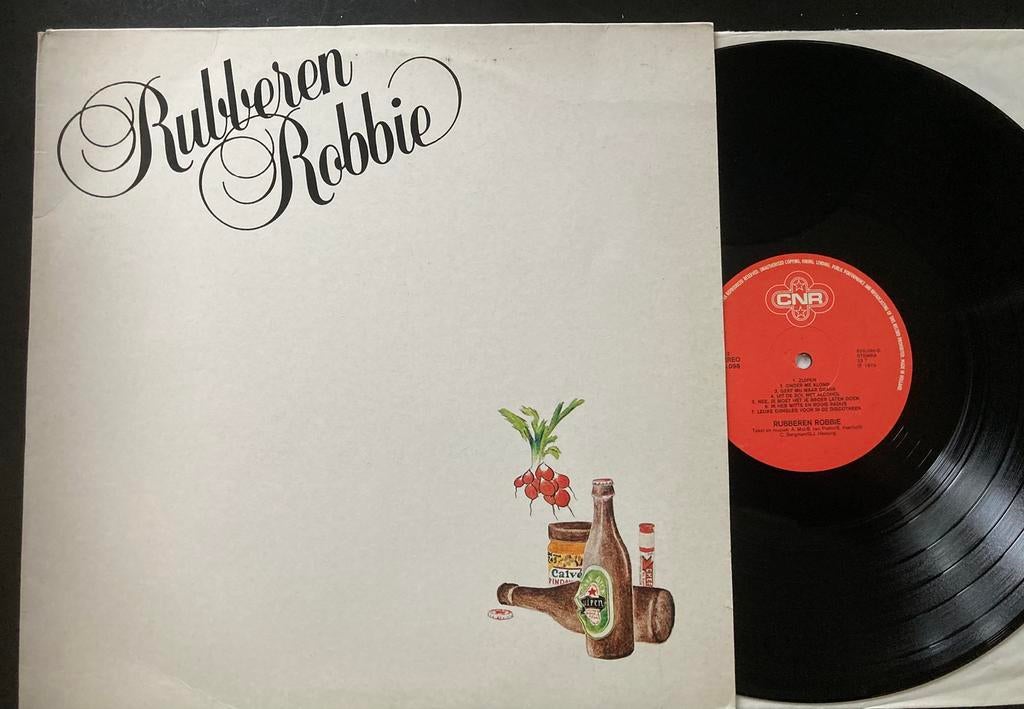 Rubberen Robbie LP Zuipen Ambulance Nederpunk NL Punk, Ophalen of Verzenden, Gebruikt, 12 inch, Alternative