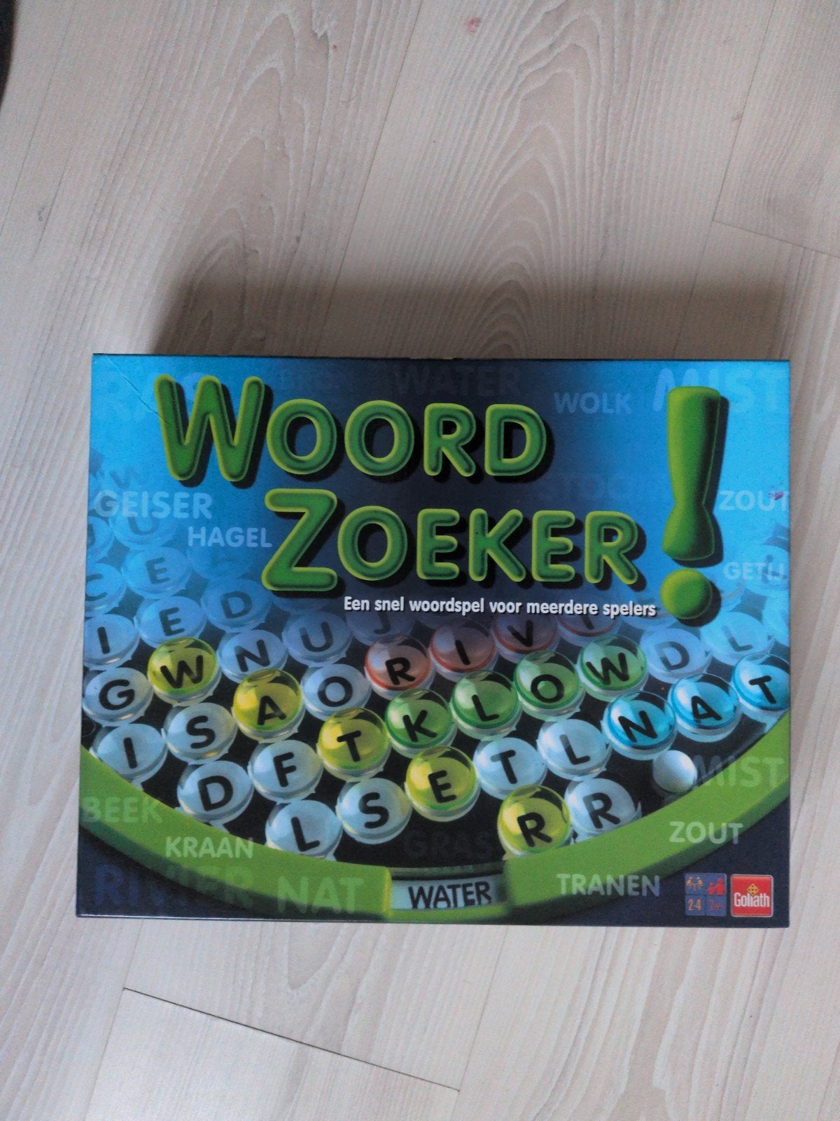 Woordzoeker Bordspel - Goliath, Hobby en Vrije tijd, Gezelschapsspellen | Bordspellen, Vijf spelers of meer, Ophalen, Zo goed als nieuw