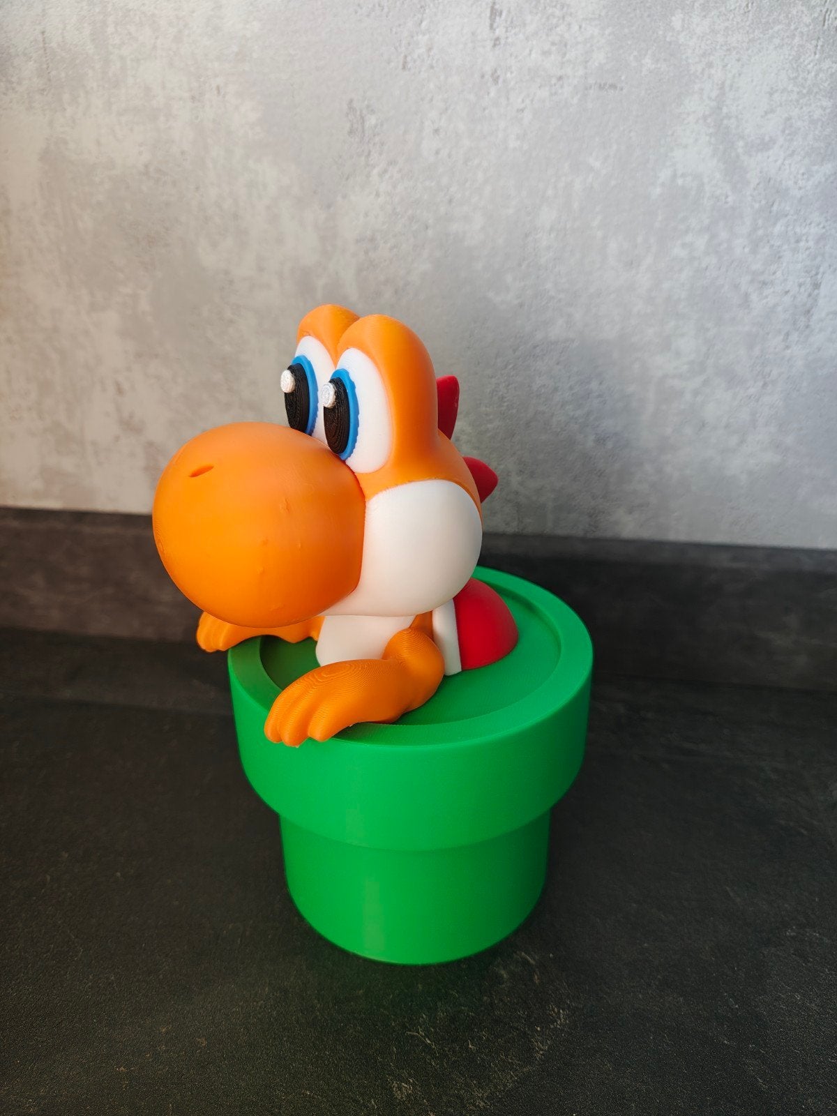 Yoshi in Buis - Super Mario Figuur - 17x10cm, Ophalen of Verzenden, Nieuw