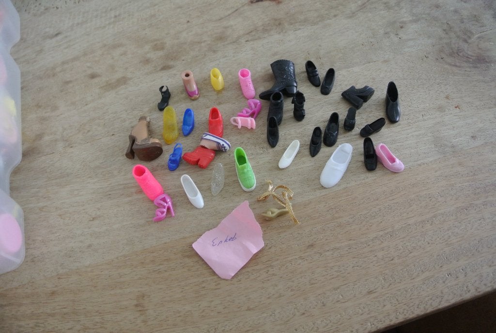 Barbie Schoentjes Enkel / nr 19, Ophalen of Verzenden, Gebruikt, Overige typen