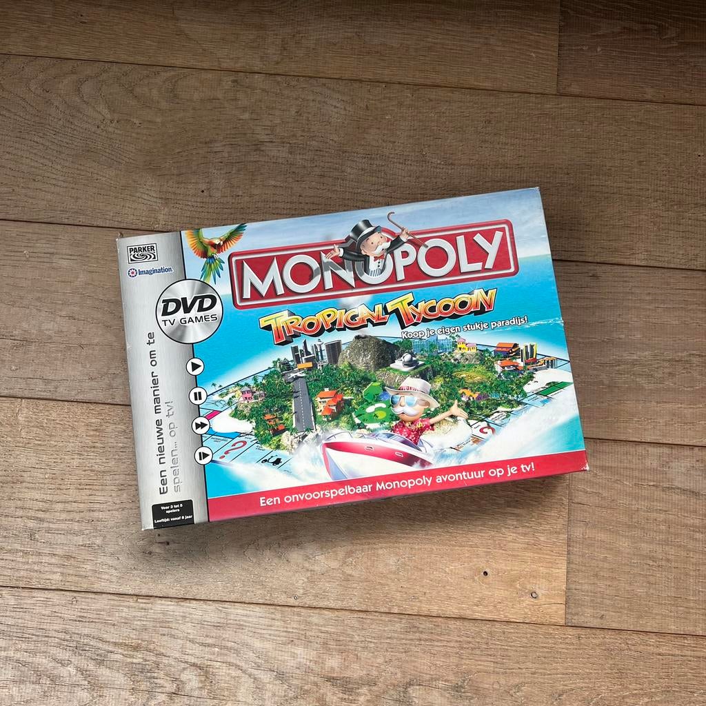 Monopoly Tropical Tycoon ( compleet ), Hobby en Vrije tijd, Gezelschapsspellen | Bordspellen, Vijf spelers of meer, Ophalen of Verzenden