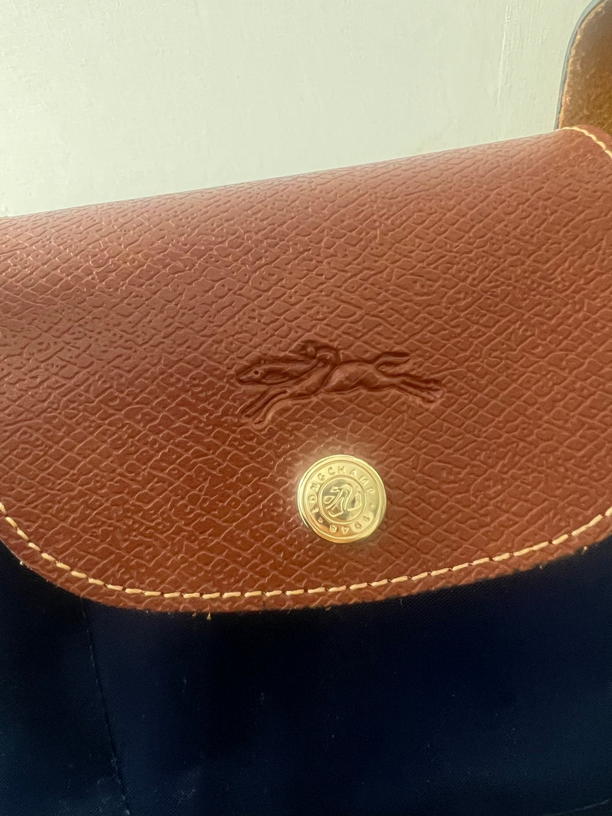 Helemaal nieuwe Longchamp Le Pliage handtas - Donkerblauw, Verzenden, Nieuw, Blauw, Handtas