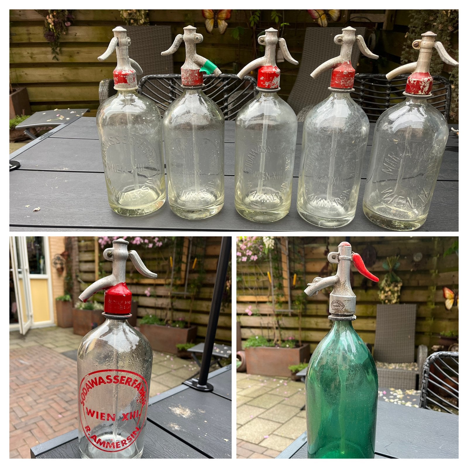 Vintage Sodafles / Spuitfles - Wenen XIII, Ophalen