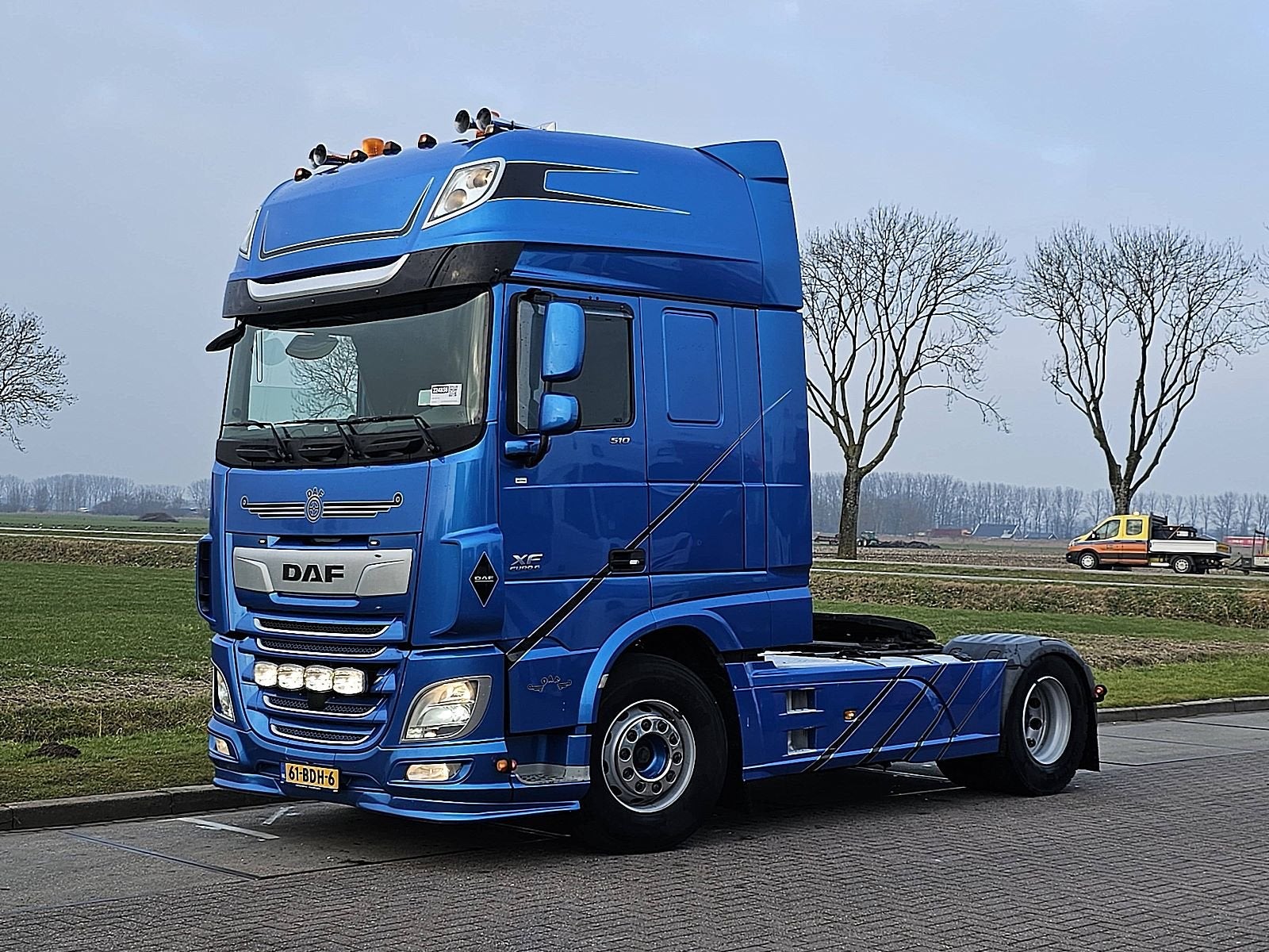 DAF XF 510, Auto's, Vrachtwagens, Automaat, Euro 6, 510 pk, Blauw