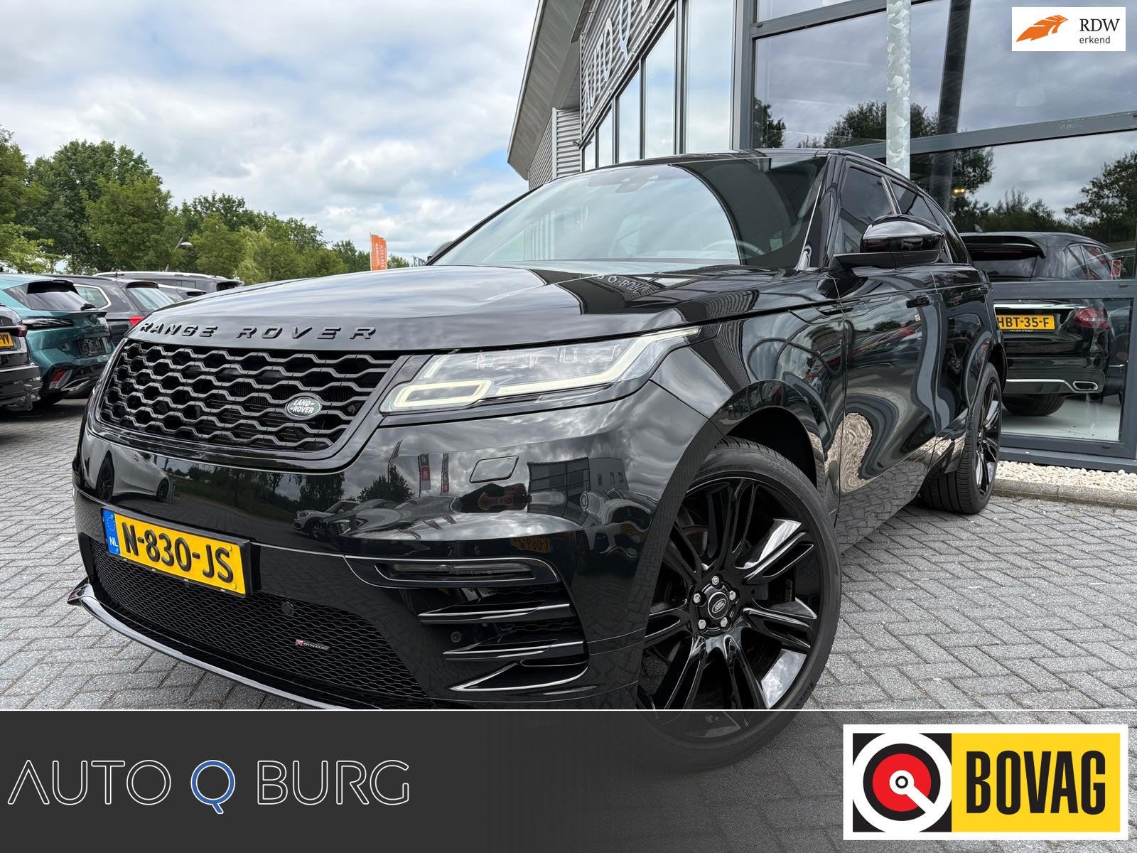 Land Rover Range Rover Velar 2.0 P250 Turbo AWD R-Dynamic HS, Auto's, Land Rover, Gebruikt, 4 cilinders, Range Rover Velar, Leder
