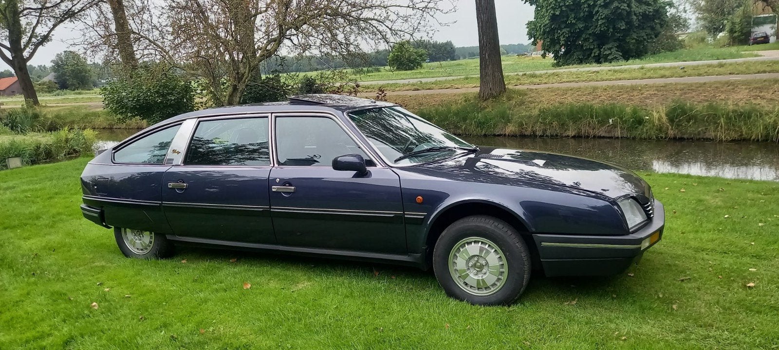 Citroën CX 2.5 Prestige AUT 1988 Blauw, 4 cilinders, Origineel Nederlands, Grijs, Sedan