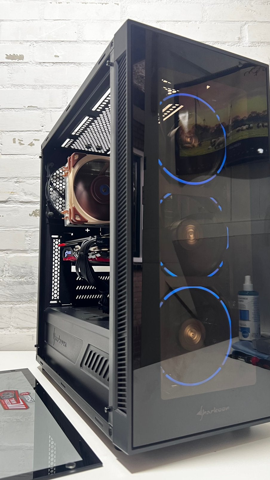 RGB Game PC I7-7700K GTX 1070 8G 16GB DDR4 1.2 TB Win 11, Veldburg, 1.2 TB, Ophalen of Verzenden, Zo goed als nieuw
