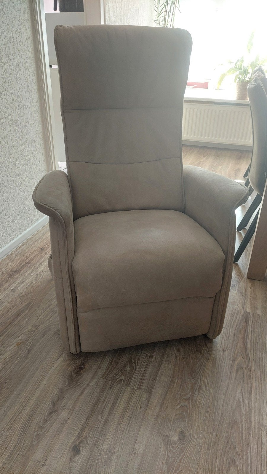 Comfortabele stoffen relaxfauteuil, Ophalen, Gebruikt, Overige kleuren, Modern comfort