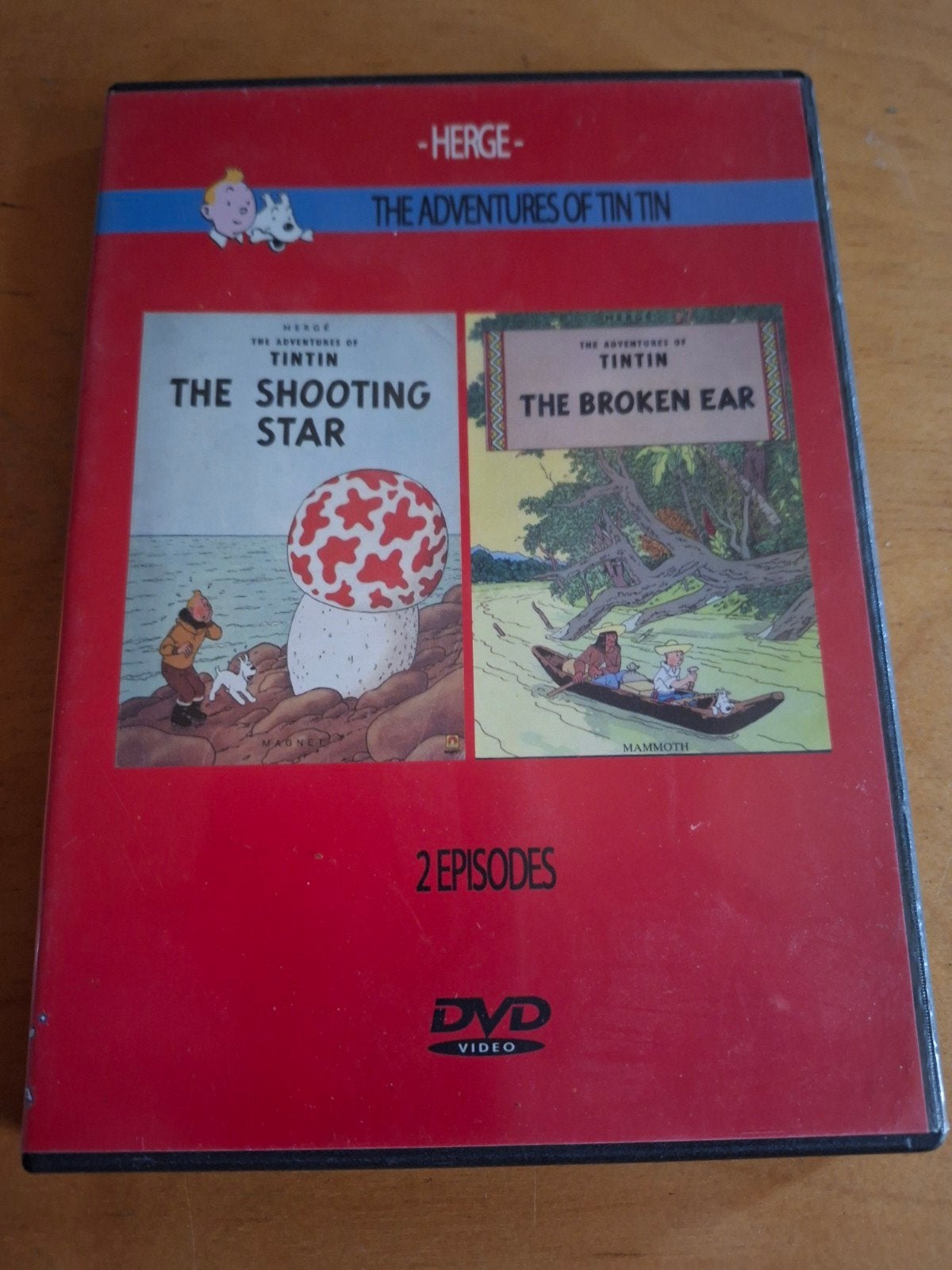 DVD The Adventures of Tin Tin: The Shooting Sta & The Broken, Alle leeftijden, Ophalen of Verzenden, Gebruikt, Engels