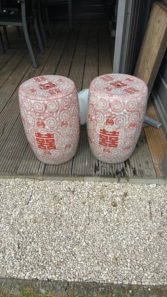 2 Chinese krukjes, Ophalen of Verzenden