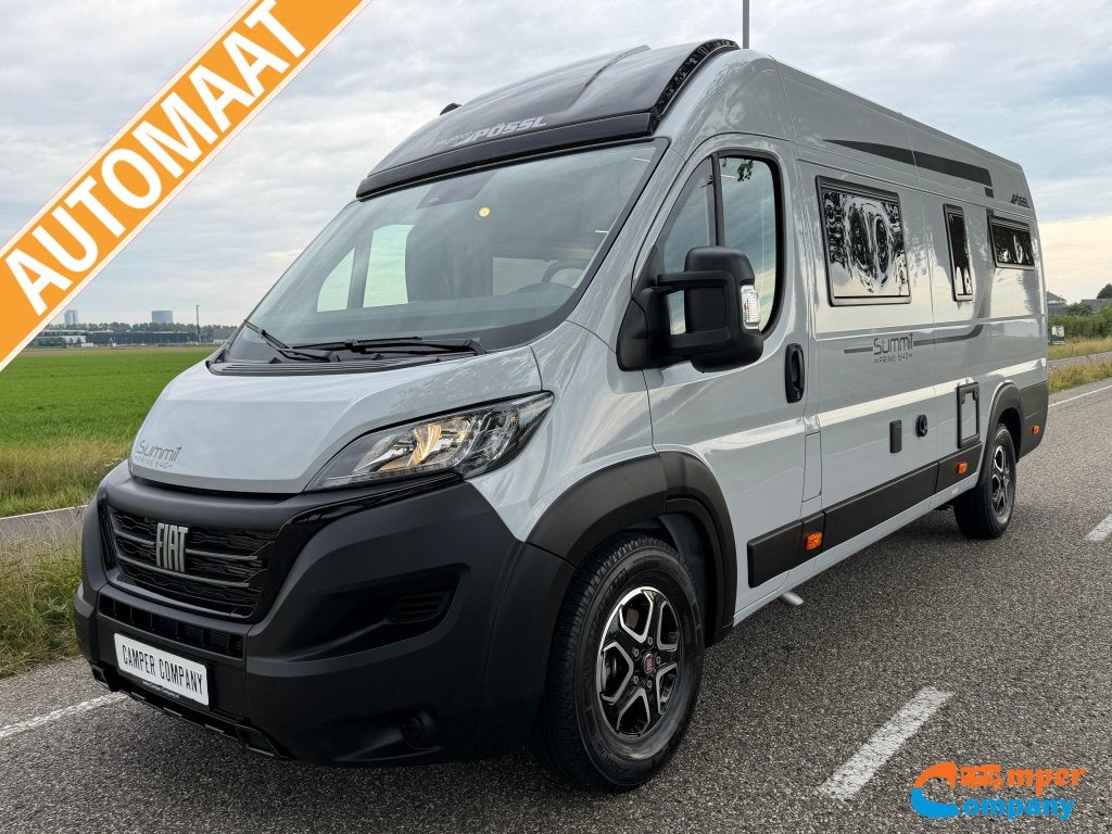 Pössl Summit Prime 640 Lengtebedden| Skyroof| Airco, Automaat, Ringverwarming, Fiat, Pössl