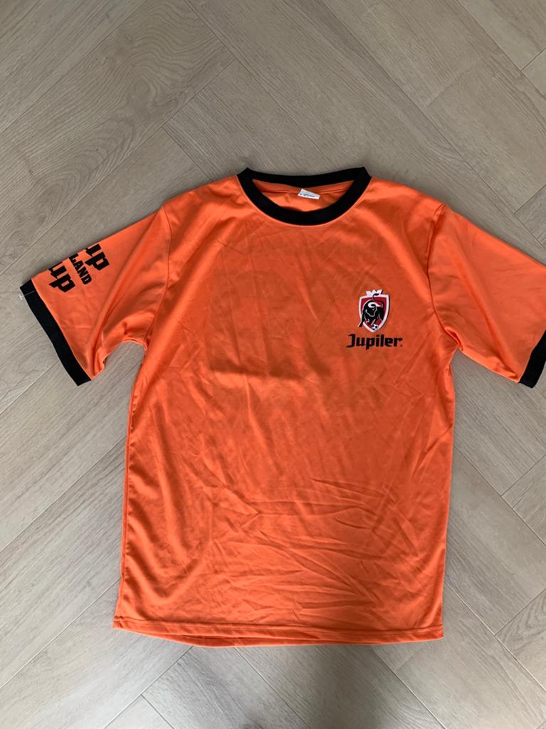 Jupiler oranje voetbal shirt maat L, Ophalen of Verzenden, Zo goed als nieuw, Kleding, Jupiler