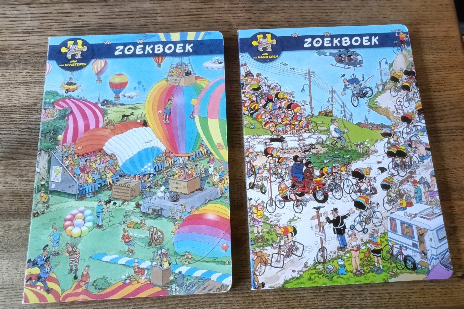 Jan van Haasteren zoekboeken 2x, Ophalen of Verzenden, Minder dan 500 stukjes, Gebruikt, Overige typen