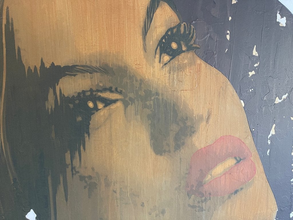 Harold Aspers | Beautiful Armor IV, Ophalen, Acrylverf, Gesigneerd, Portret