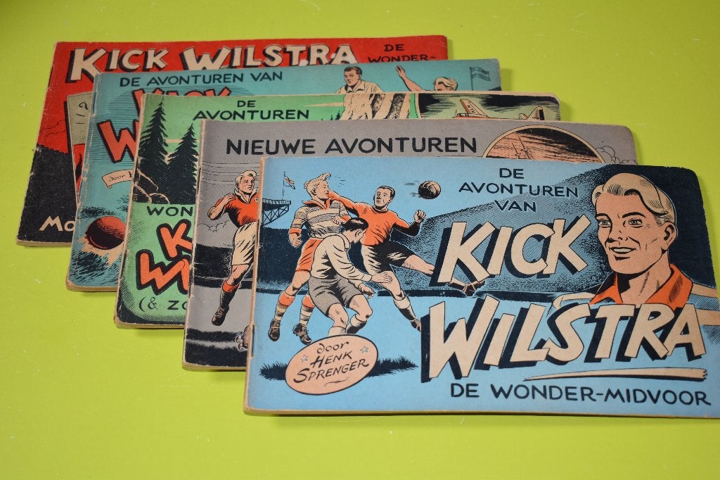 strip- Kick Wilstra- 1e druk- no 1/3/4/5/6/, Boeken, Gelezen, Henk Sprenger, Ophalen of Verzenden, Meerdere stripboeken