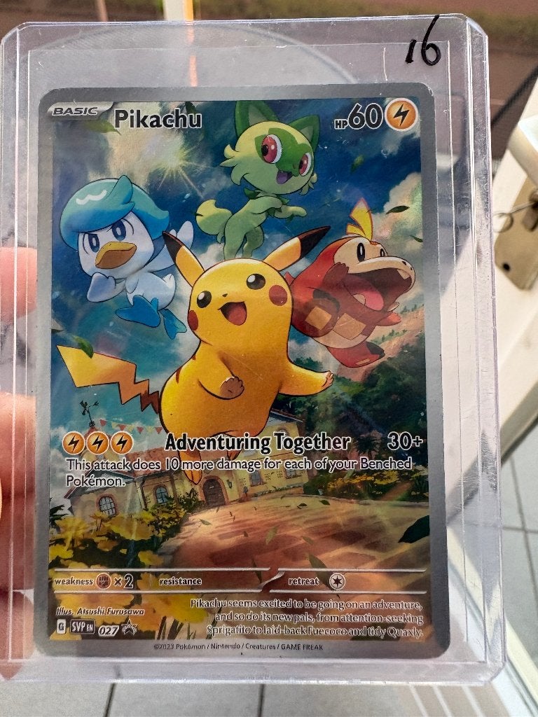 Pikachu Promo, Hobby en Vrije tijd, Verzamelkaartspellen | Pokémon, Ophalen, Gebruikt