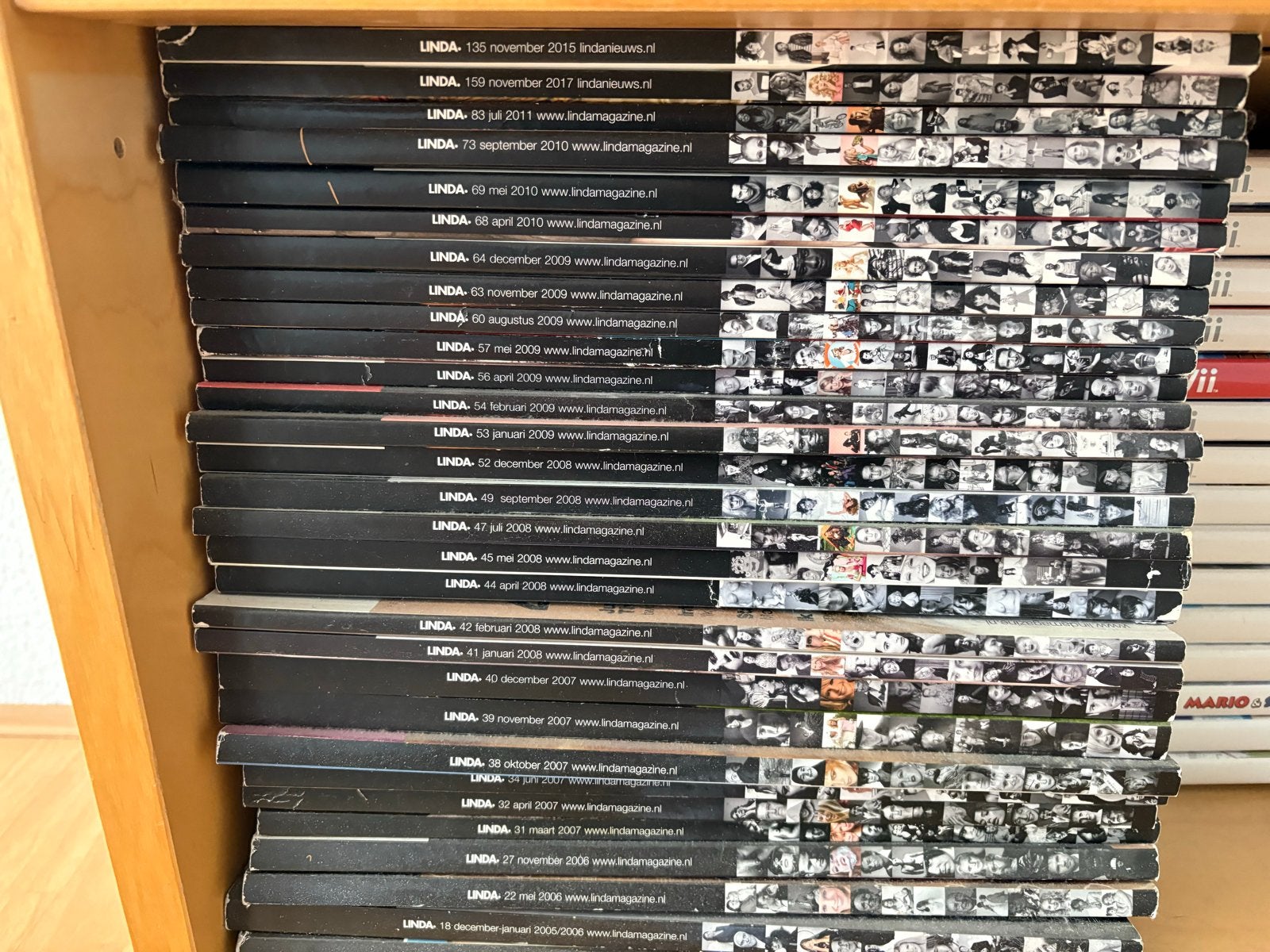 Grote collectie LINDA. magazines (2006-2017), Boeken, Ophalen, Gelezen, Glossy