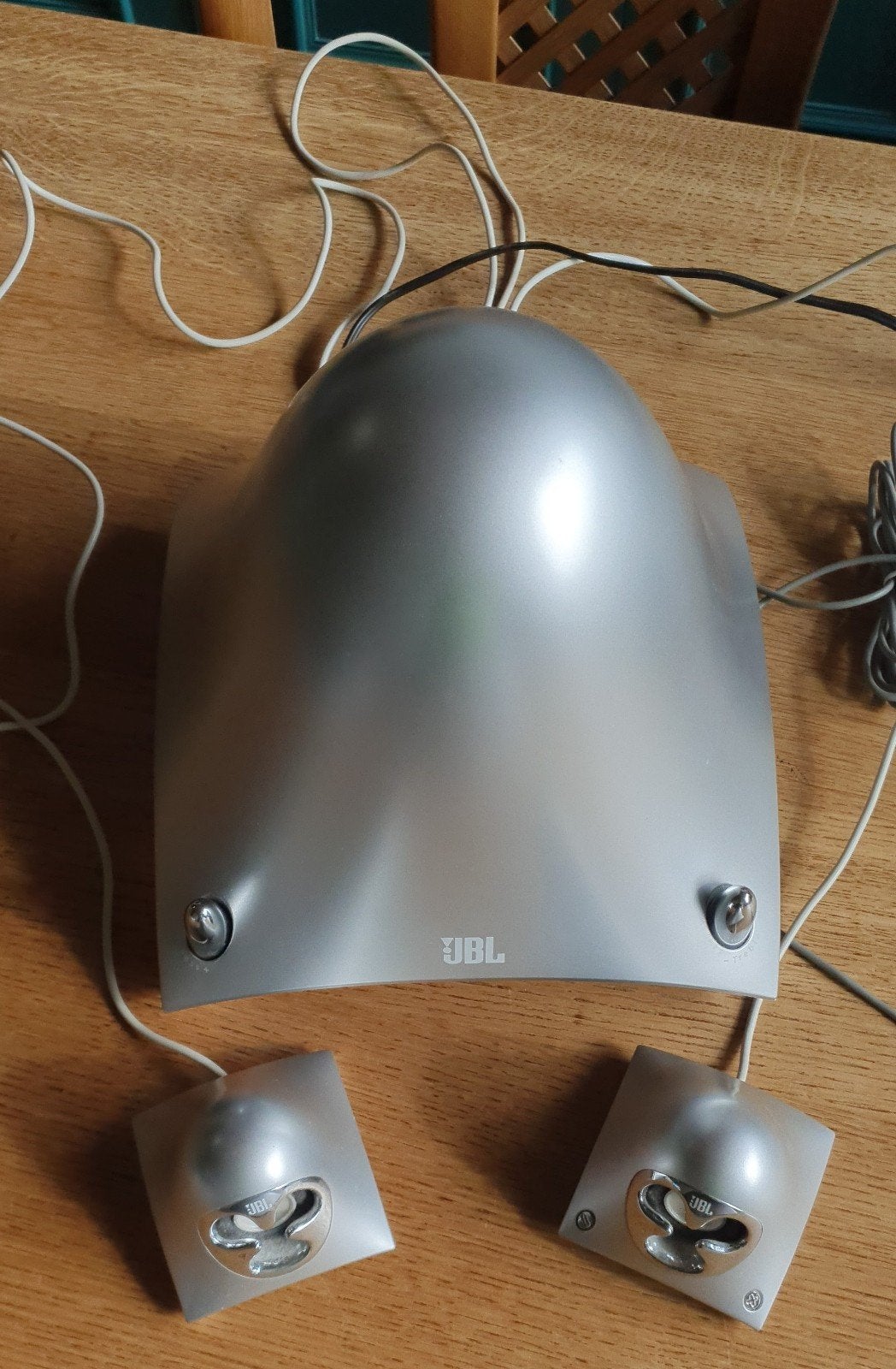 JBL Creature Luidsprekerset - Mat aluminium / zilver, Ophalen, Zo goed als nieuw, Overige typen, JBL