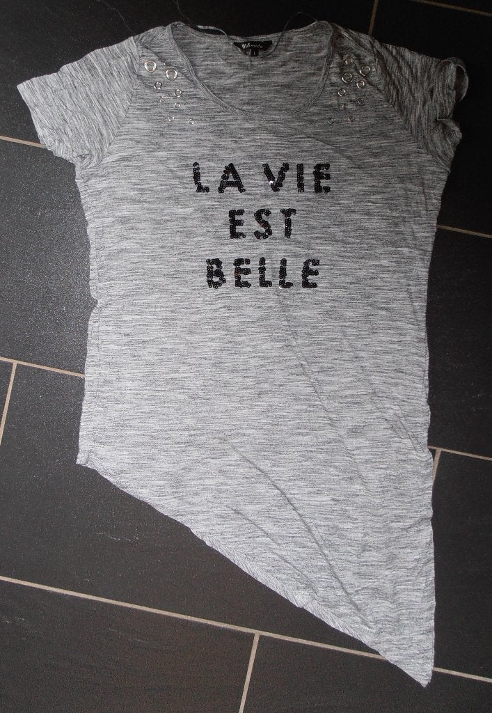 shirt maat L, Maat 42/44 (L), Ophalen of Verzenden, Korte mouw, MS Mode