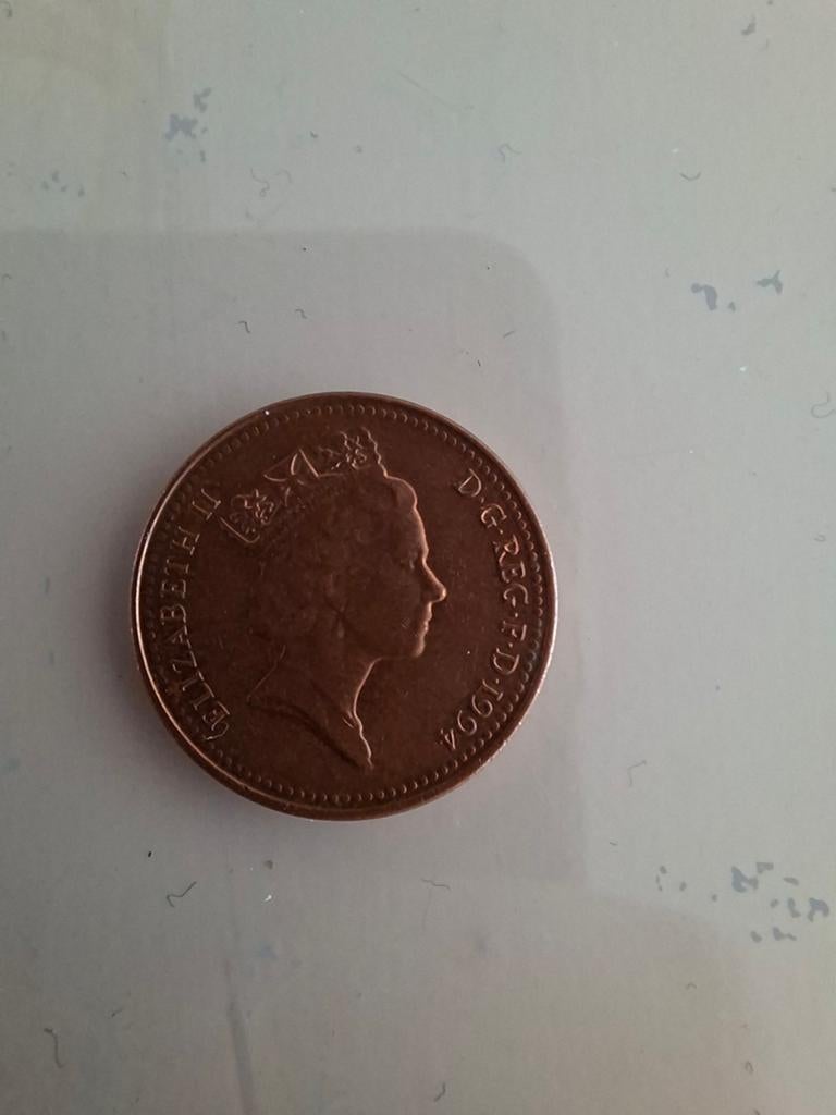 Mooie 1 penny verzamelmunt, Ophalen