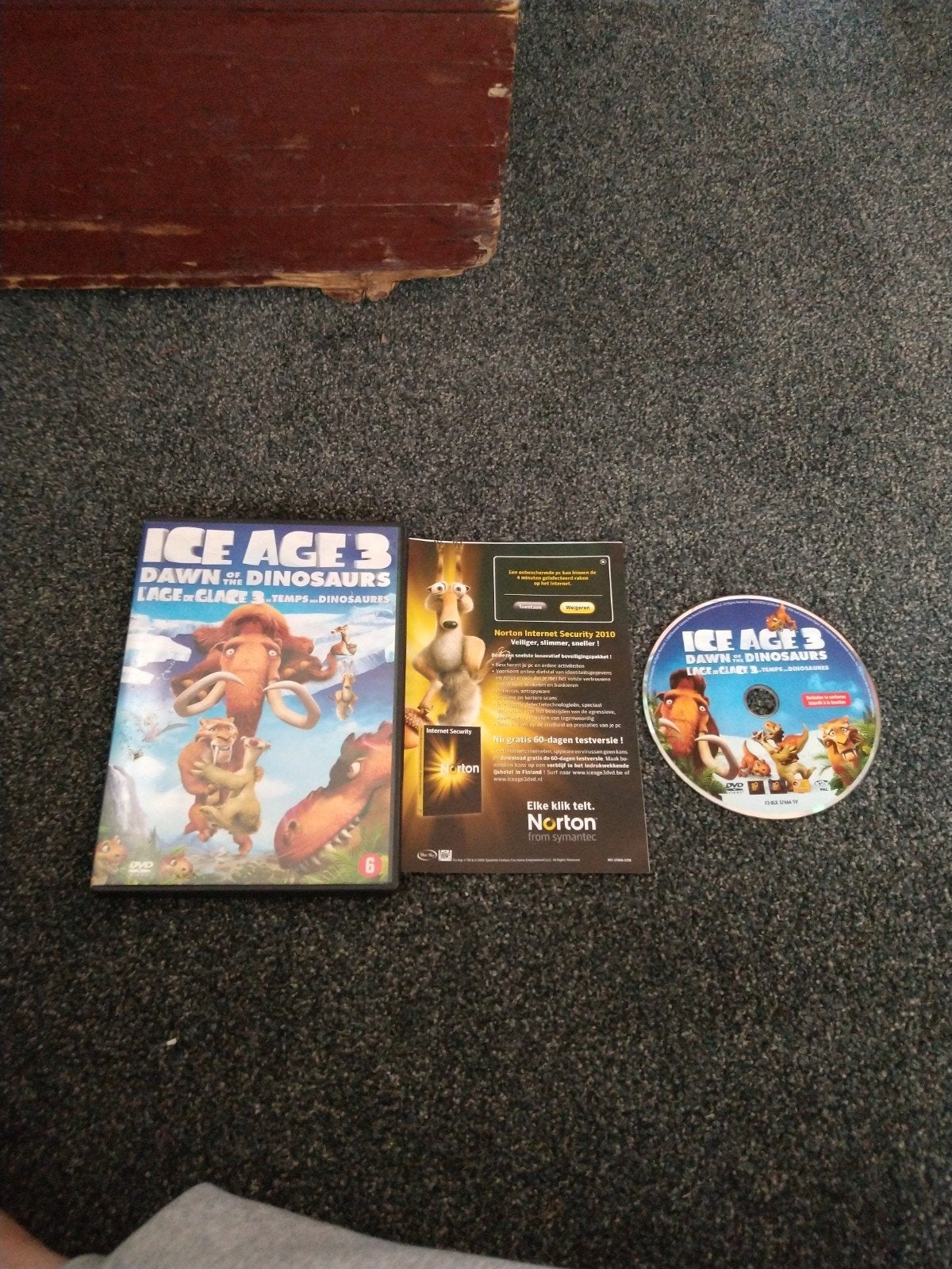 Ice Age 3: Dawn of the Dinosaurs DVD, Gebruikt, Animatie, Alle leeftijden, Nederlands