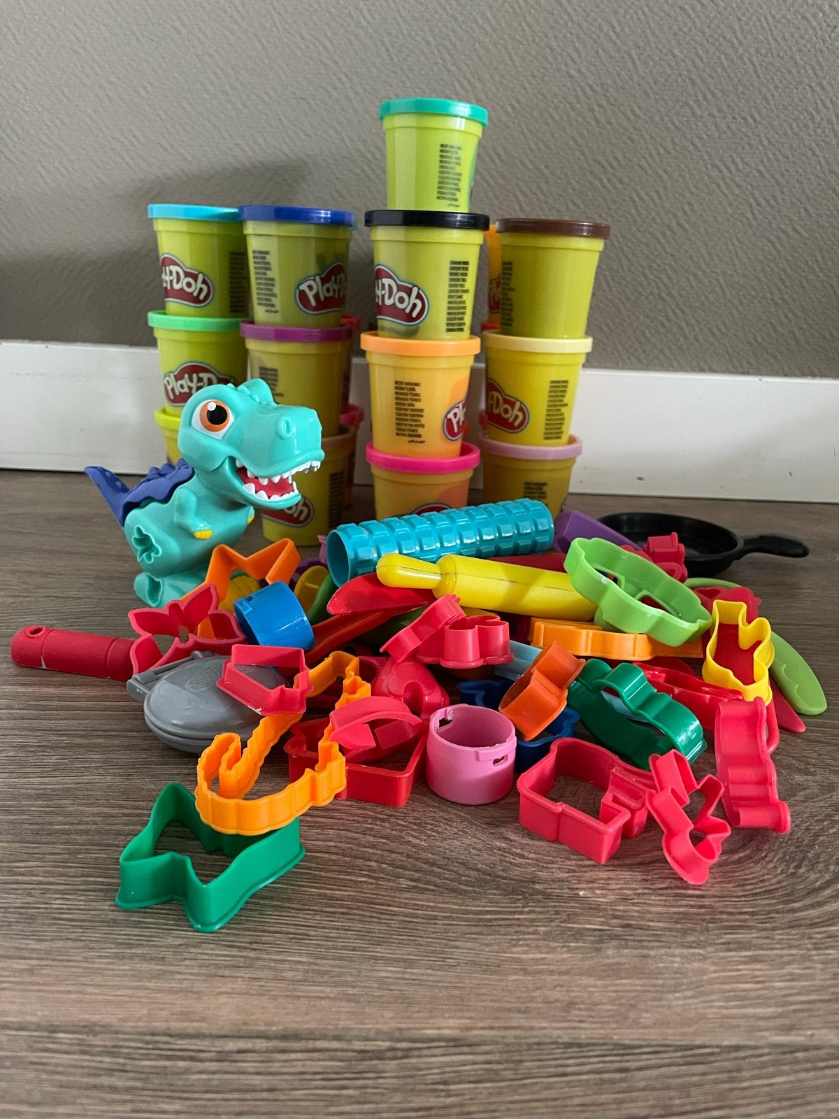 Play-Doh Klei Set met Vormpjes en Accessoires, Ophalen, Gebruikt, Jongen of Meisje