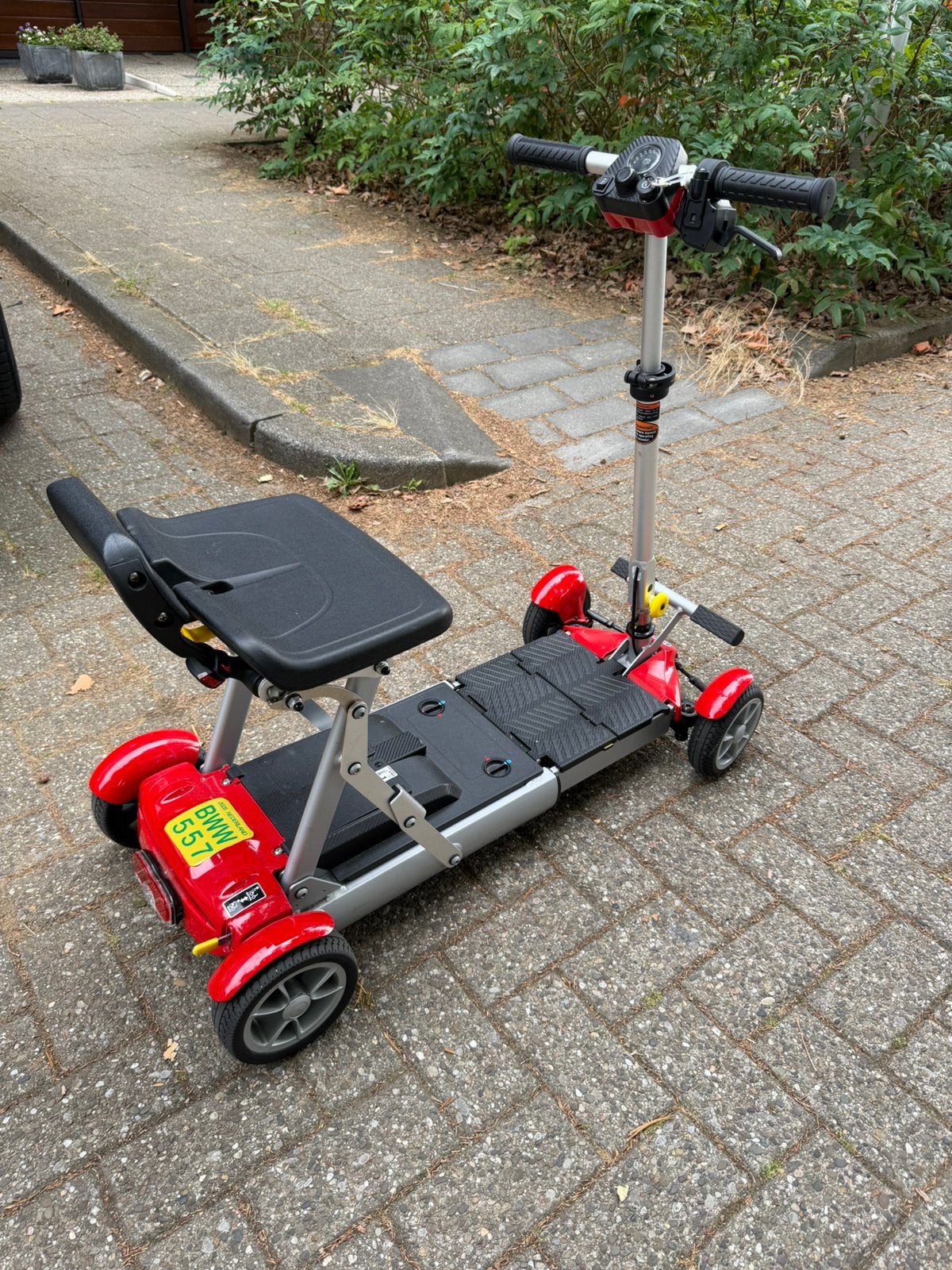 Opvouwbare scootmobiel Vermeiren Alya, Ophalen, 10 km/u of minder, Gebruikt, 15 km of minder