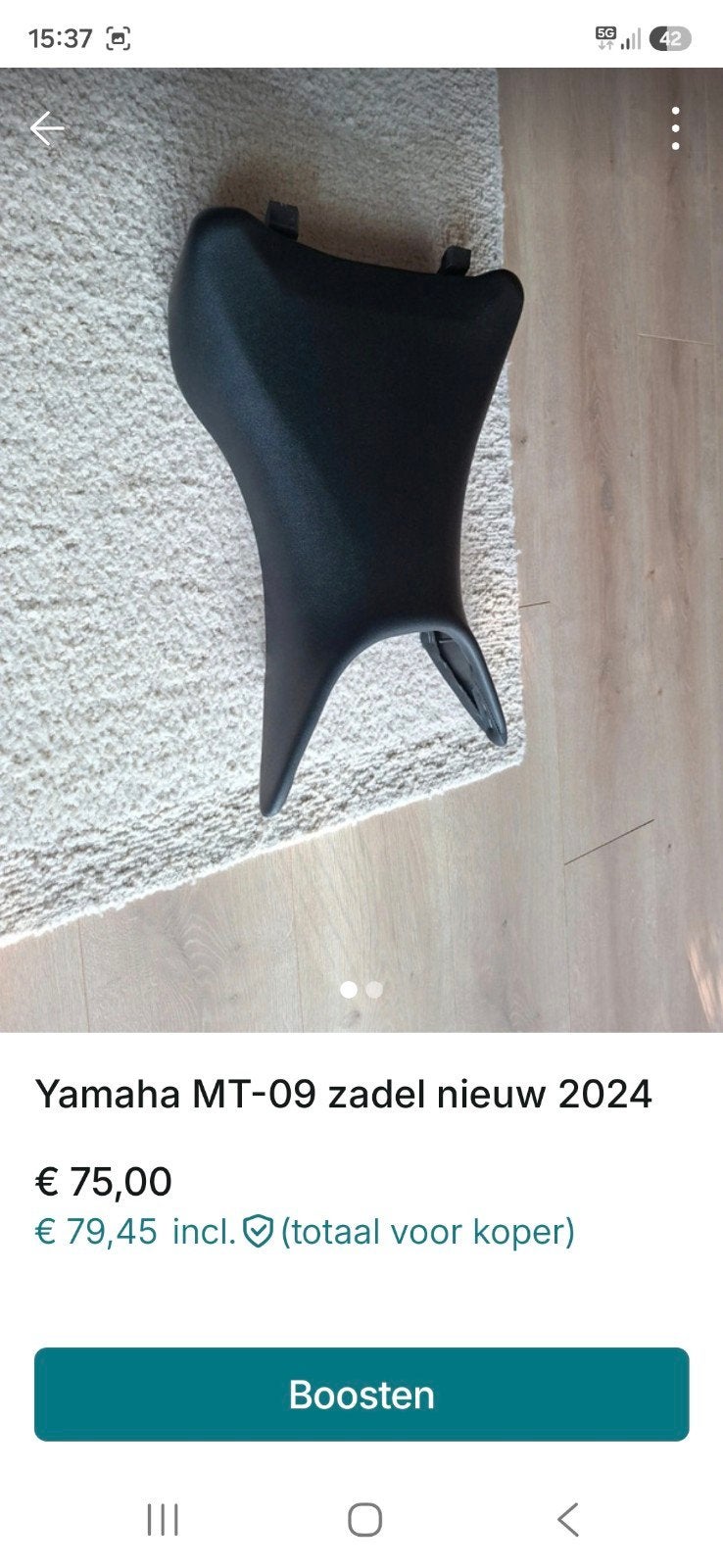 Origineel Yamaha MT-09 Gen4 Zadel Nieuw (2024-2026), Ophalen of Verzenden