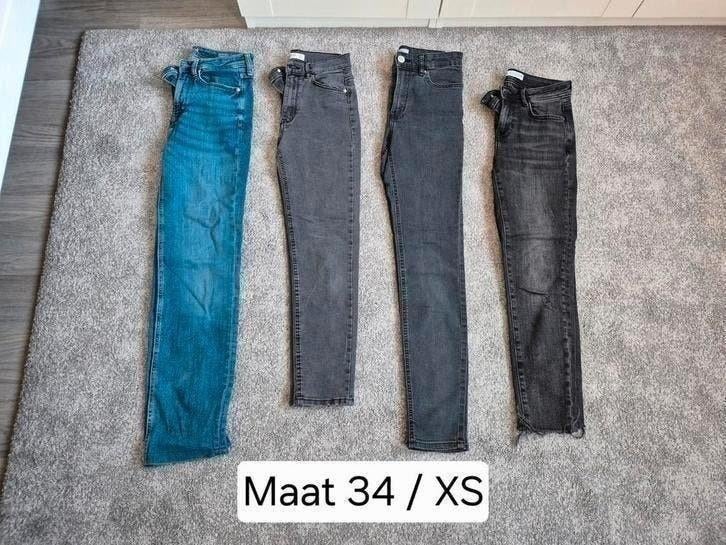 4 jeans maat 34 / XS, Kleding | Dames, Zara, Ophalen of Verzenden, Zo goed als nieuw, W27 (confectie 34) of kleiner