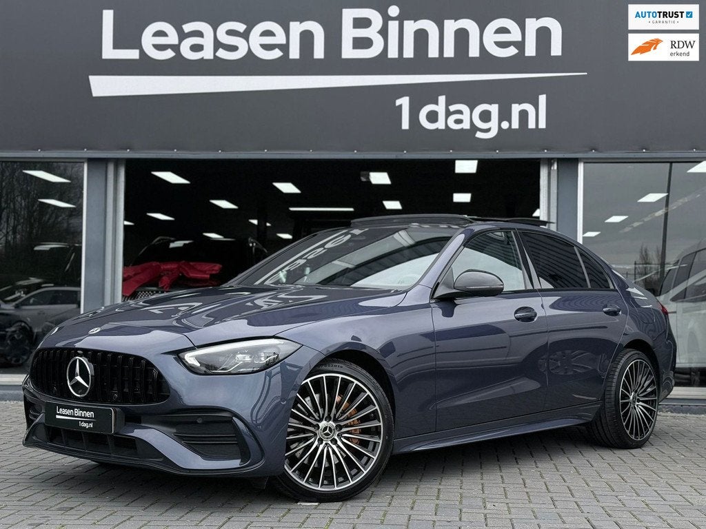 Mercedes-Benz C-klasse 300e 4MATIC AMG/Pano/Memory/Headup/Bu, 4 cilinders, Bedrijf, Vierwielaandrijving, 2050 kg
