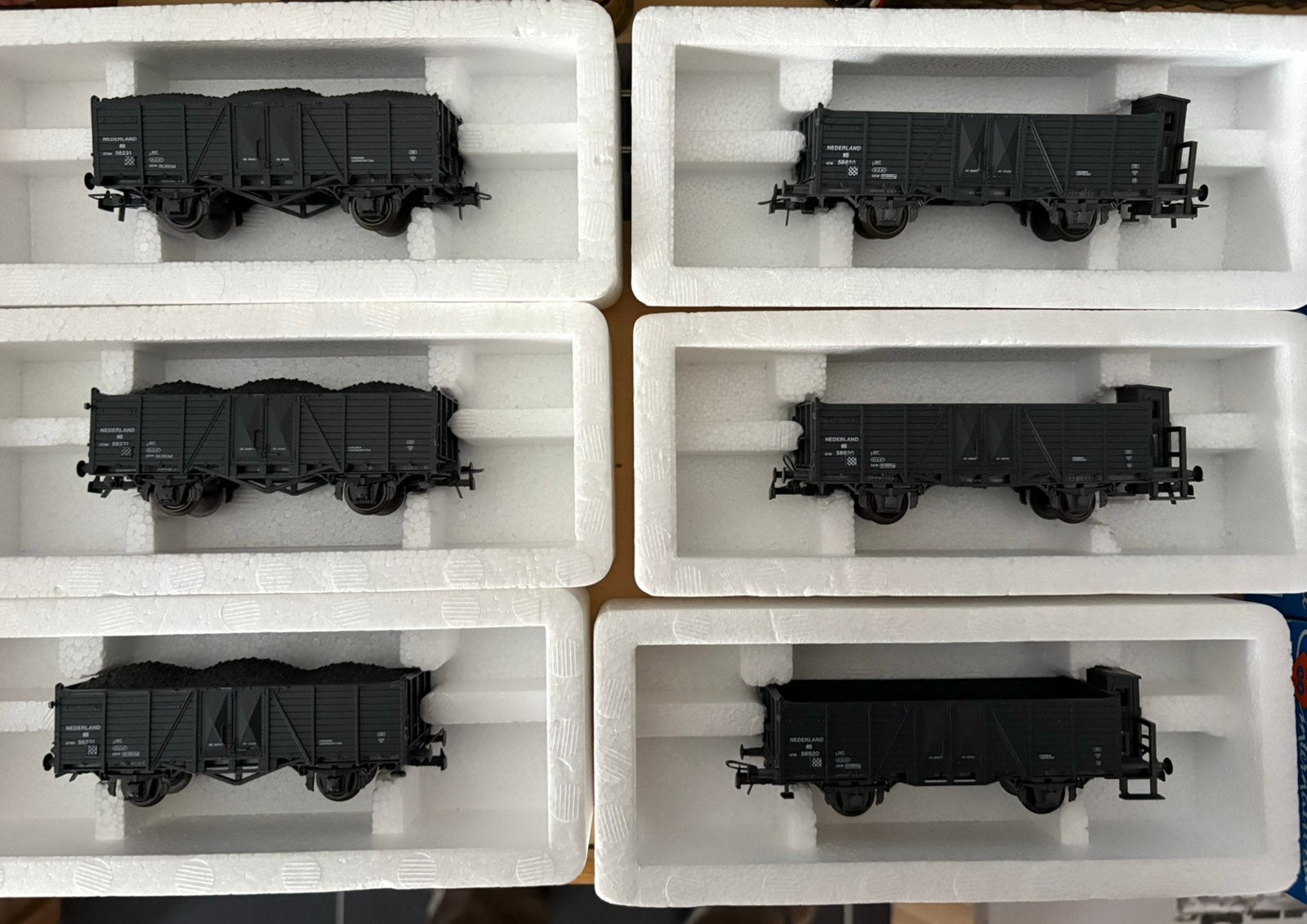 Roco 6x NS kolenwagens Epoche III, Gelijkstroom, Verzenden, Wagon, Roco