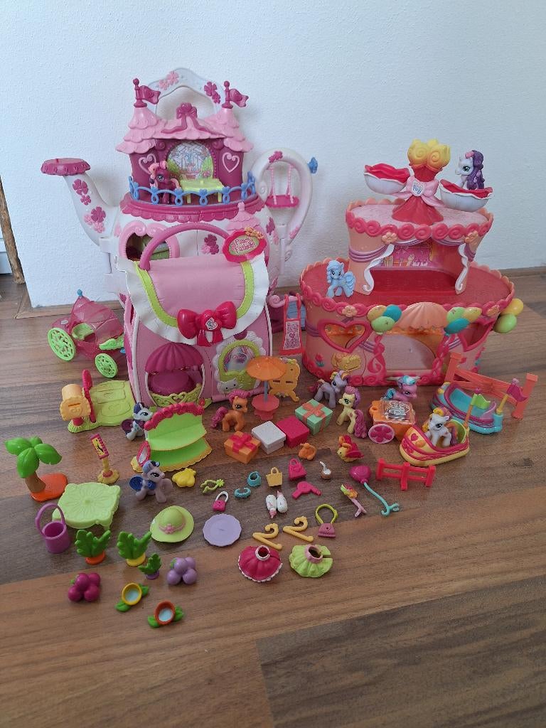 My Little Pony Ponyville grote verzameling, Kinderen en Baby's, Speelgoed | My Little Pony, Ophalen of Verzenden, Gebruikt