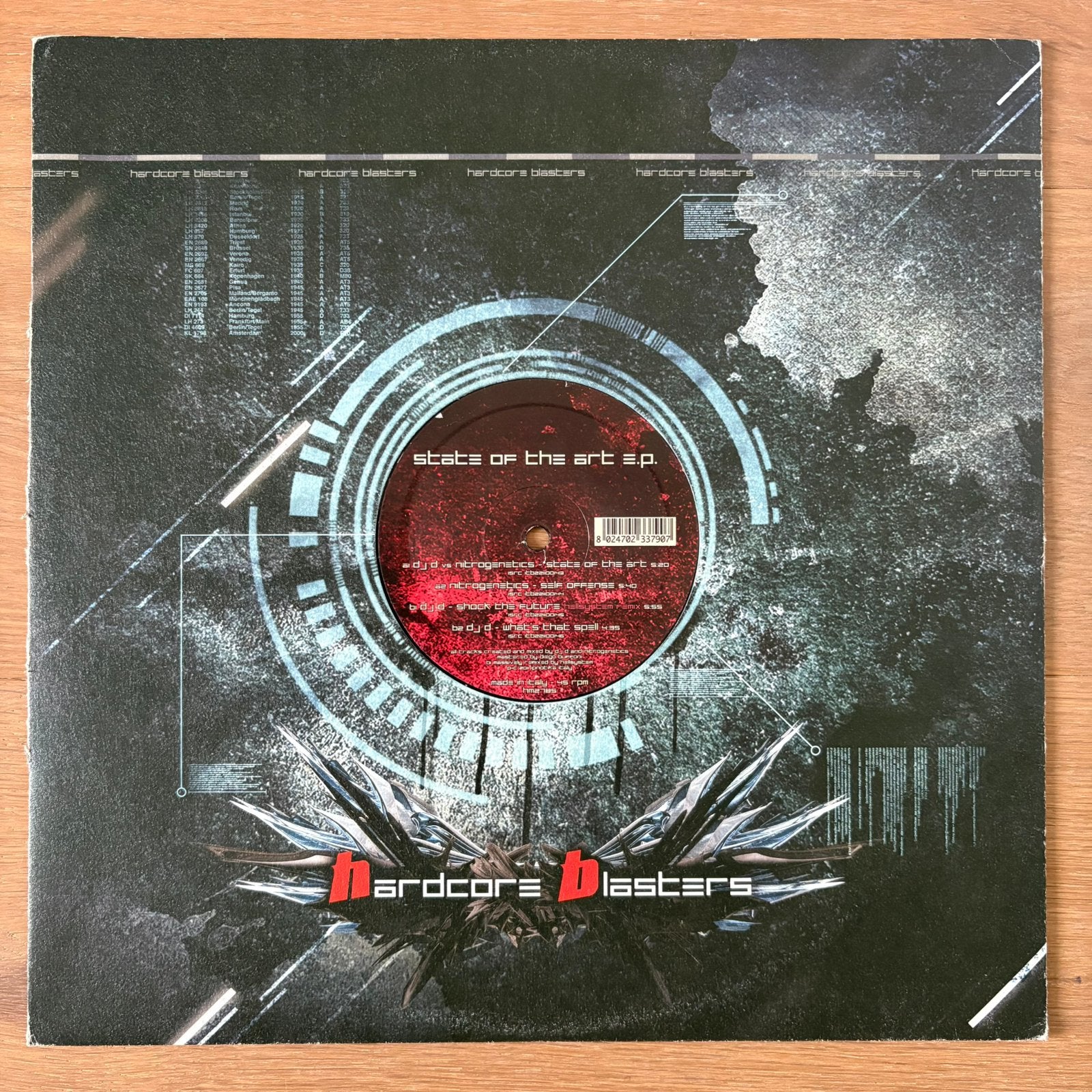 DJ D & Nitrogenetics - State Of The Art | Millenium Hardcore, Cd's en Dvd's, Gebruikt, Hardcore, Ophalen of Verzenden, EP