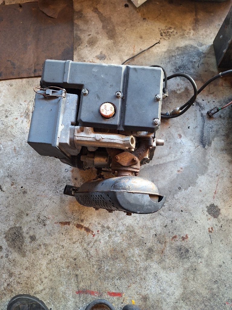 Motor Ruggerini 2 cilinder, Doe-het-zelf en Verbouw, Motoren, Ophalen, Gebruikt, Dieselmotor, 1800 rpm of meer