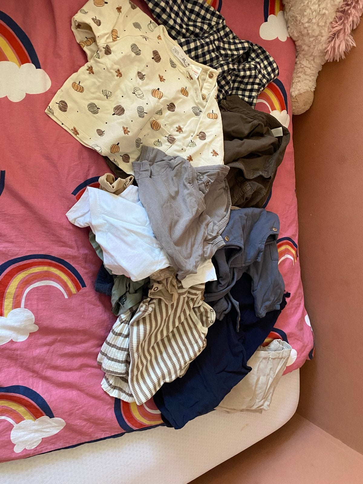 5 zakken vol kinderkleding jongens/meisjes t/m maat 104, Ophalen, Gebruikt, Overige maten
