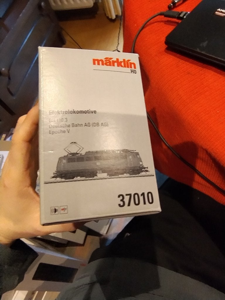 Märklin 37010 – BR 110.3 DB AG, Epoch V, mfx + sound., Wisselstroom, Locomotief, Ophalen of Verzenden, Zo goed als nieuw